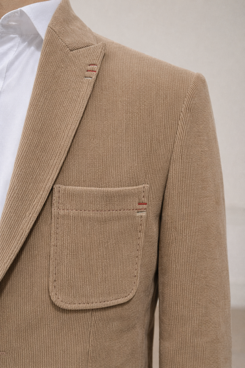 WAAK Camel Corduroy Blazer