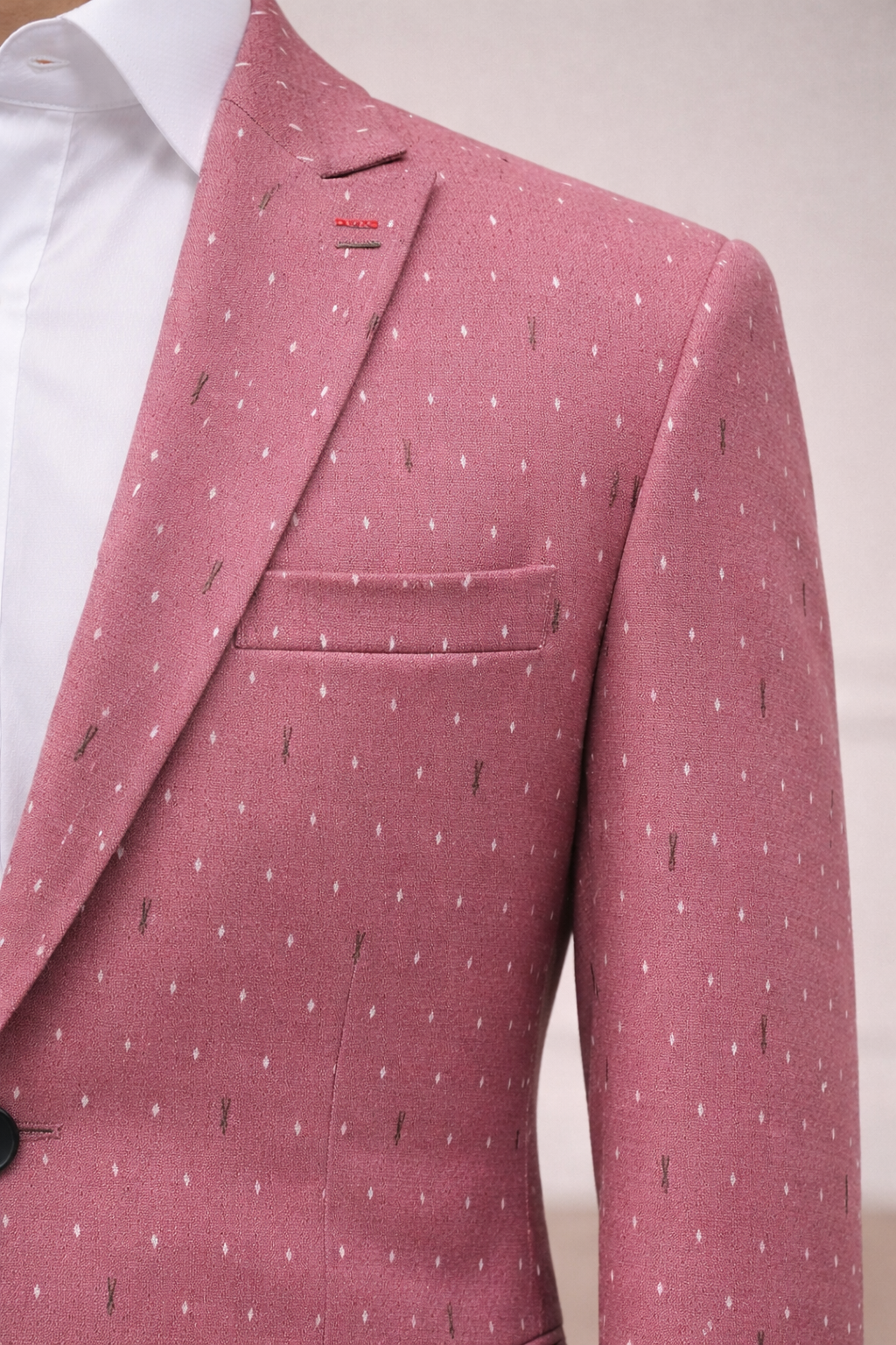 World is Yours Textured Blazer -pink | Waak
