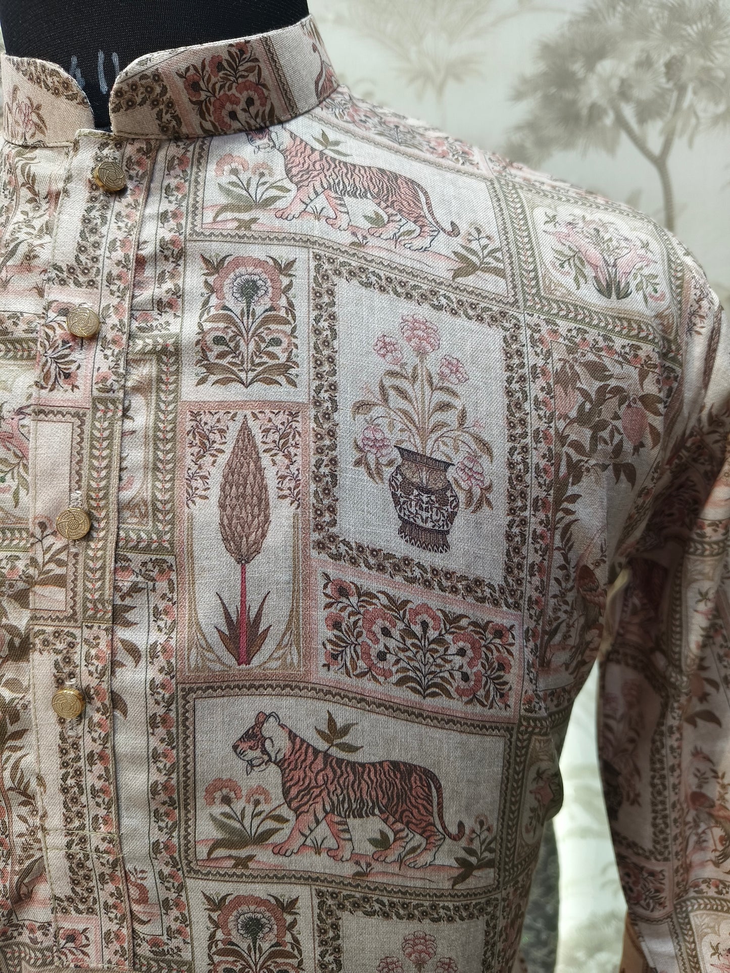 Beige Joyful Kurta | Waak