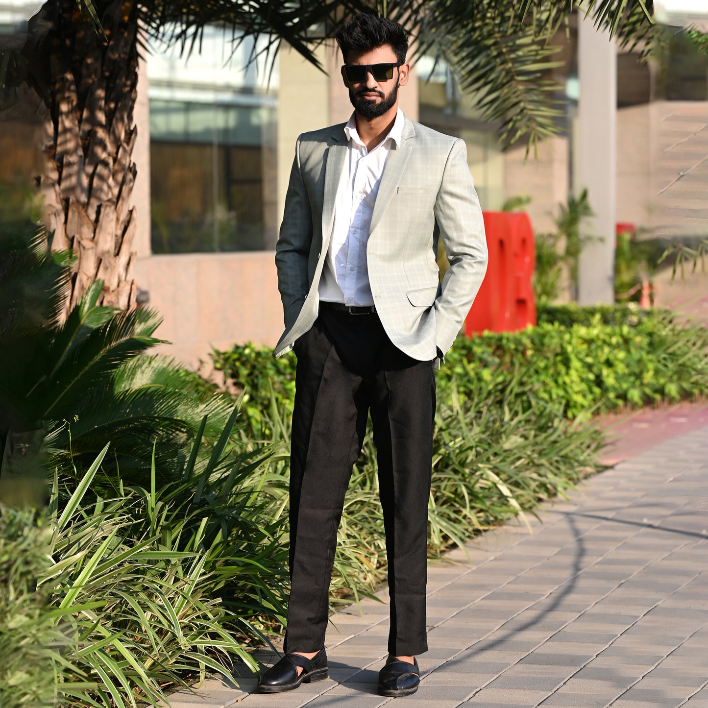 Turkish Sea Green Blazer | Waak