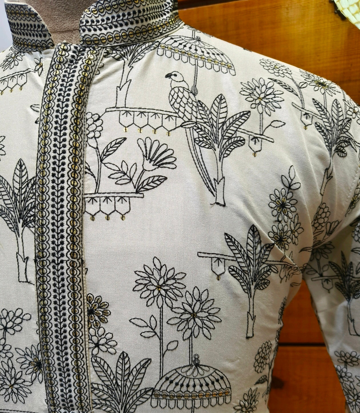 Parinda - Silk Embroidery Kurta Set | Waak