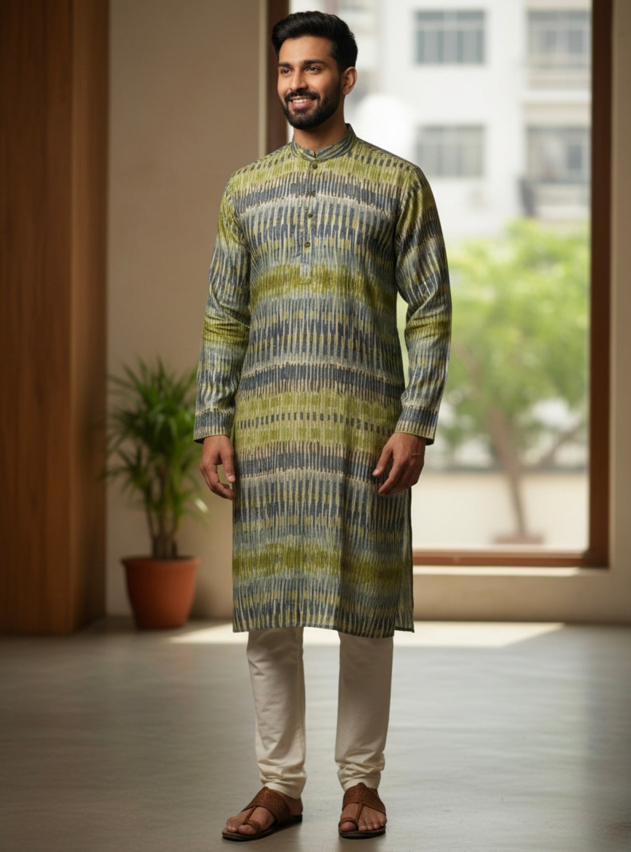 Fun Vibrant Print Kurta | Waak