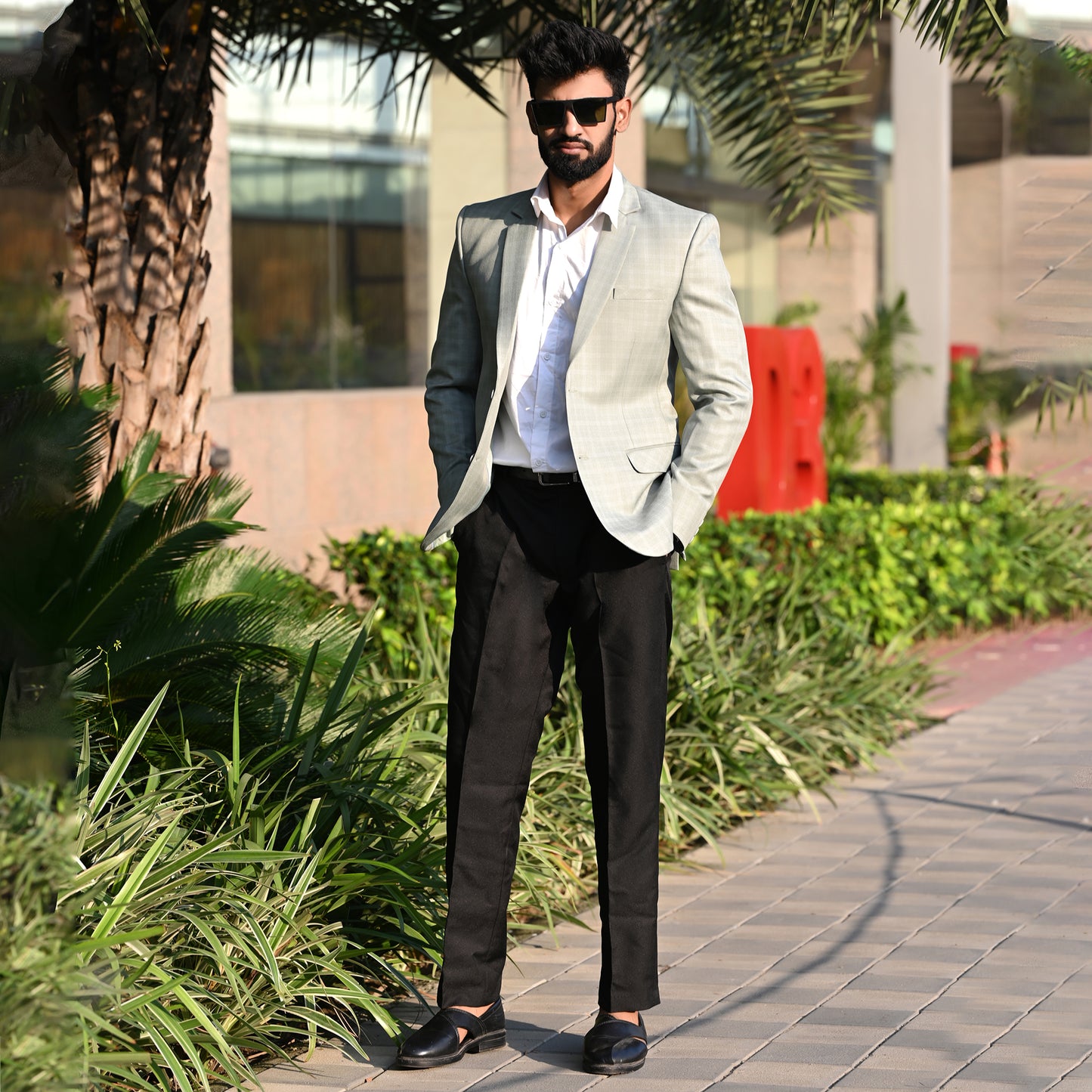 Turkish Sea Green Blazer | Waak