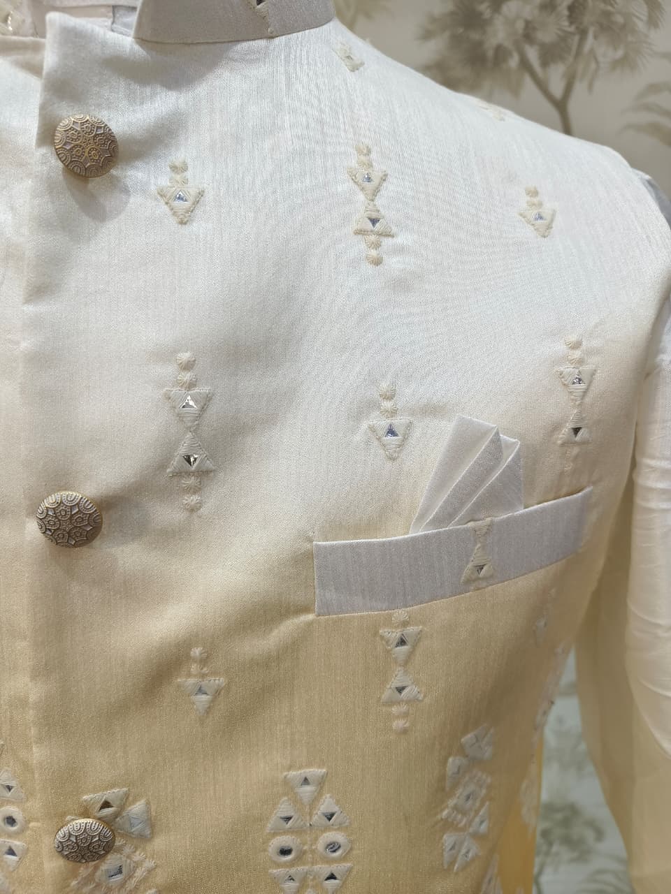 Haldi Mood Waistcoat & Kurta Set | Waak (Copy) (Copy)