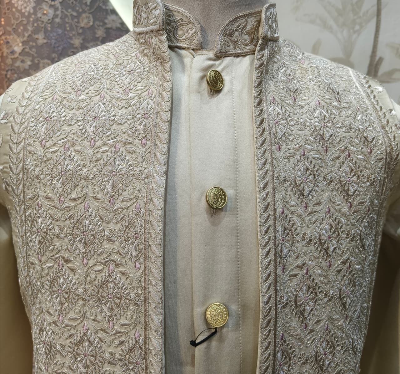 Gold Regal Kurta Set | Waak