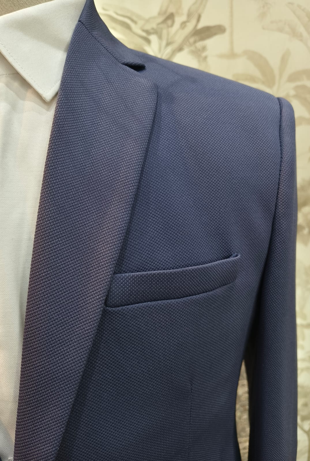 World is Yours Textured Blazer -D Grey | Waak