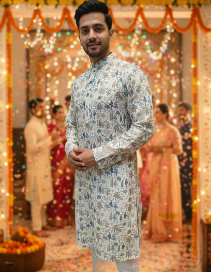 Garden Print Shifali Print Kurta Set| Waak