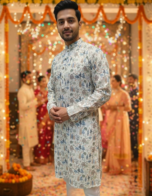 Garden Print Shifali Print Kurta Set| Waak