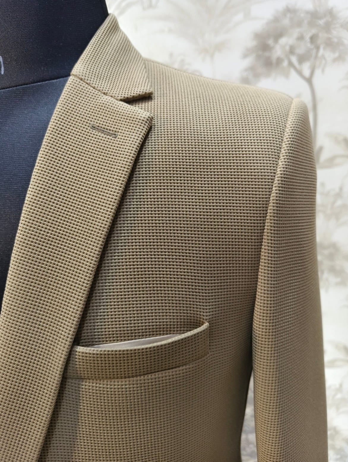 World is Yours Textured Blazer - Beige | Waak