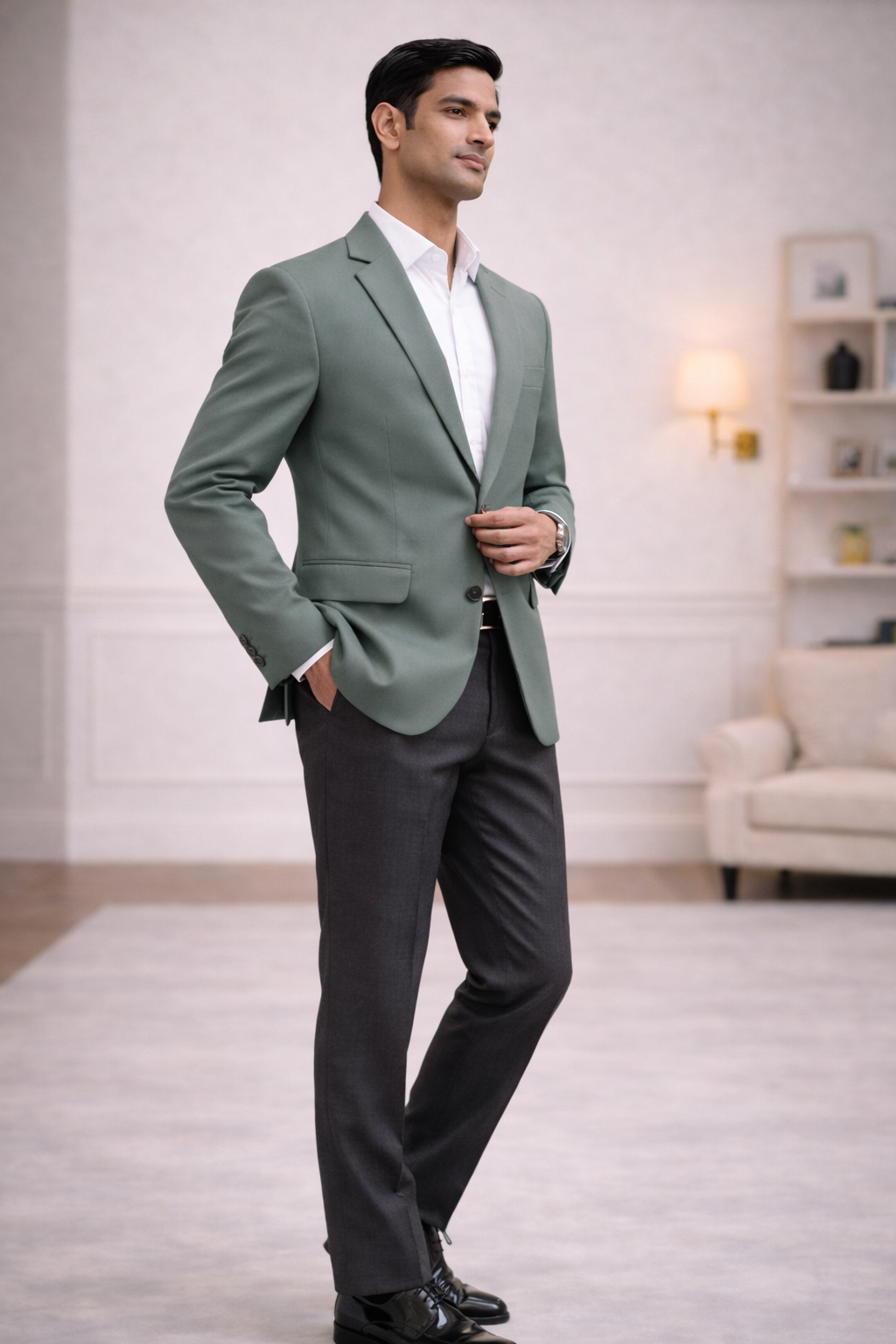 WAAK Everyday Blazer Sage Green