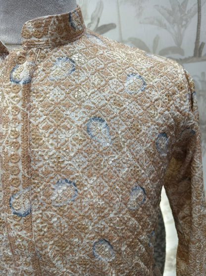 Shifali Print Warm Yellow Kurta | Waak