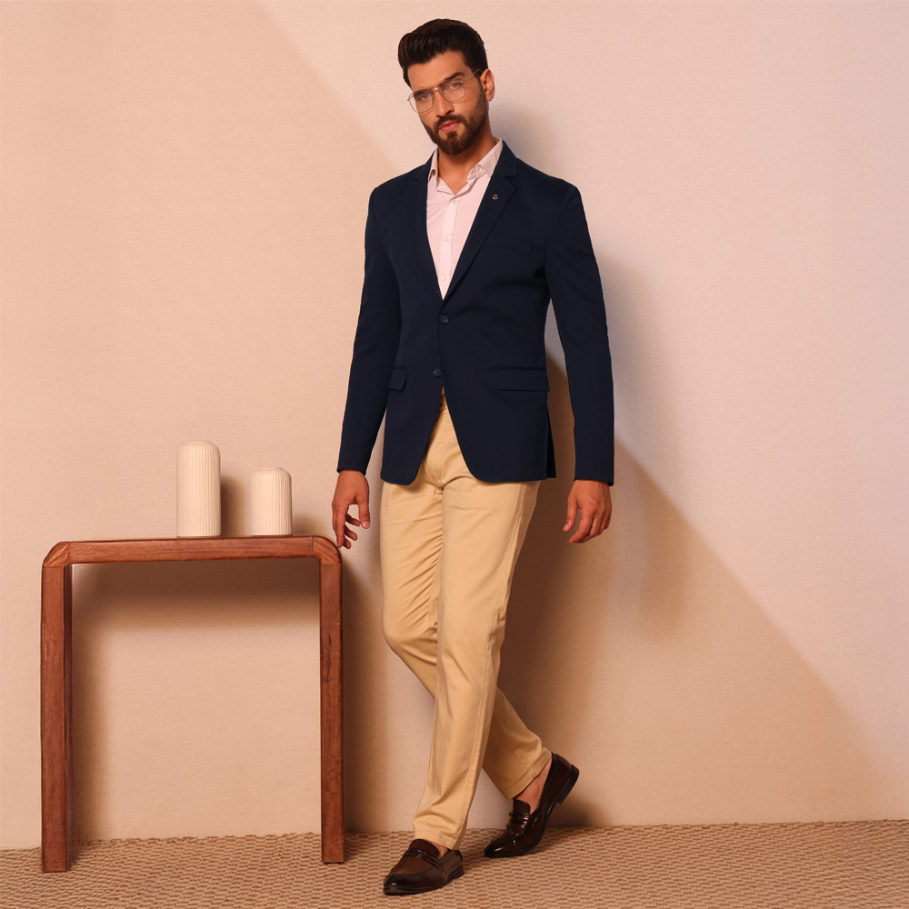 Bombay Navy Blue Blazer | Waak