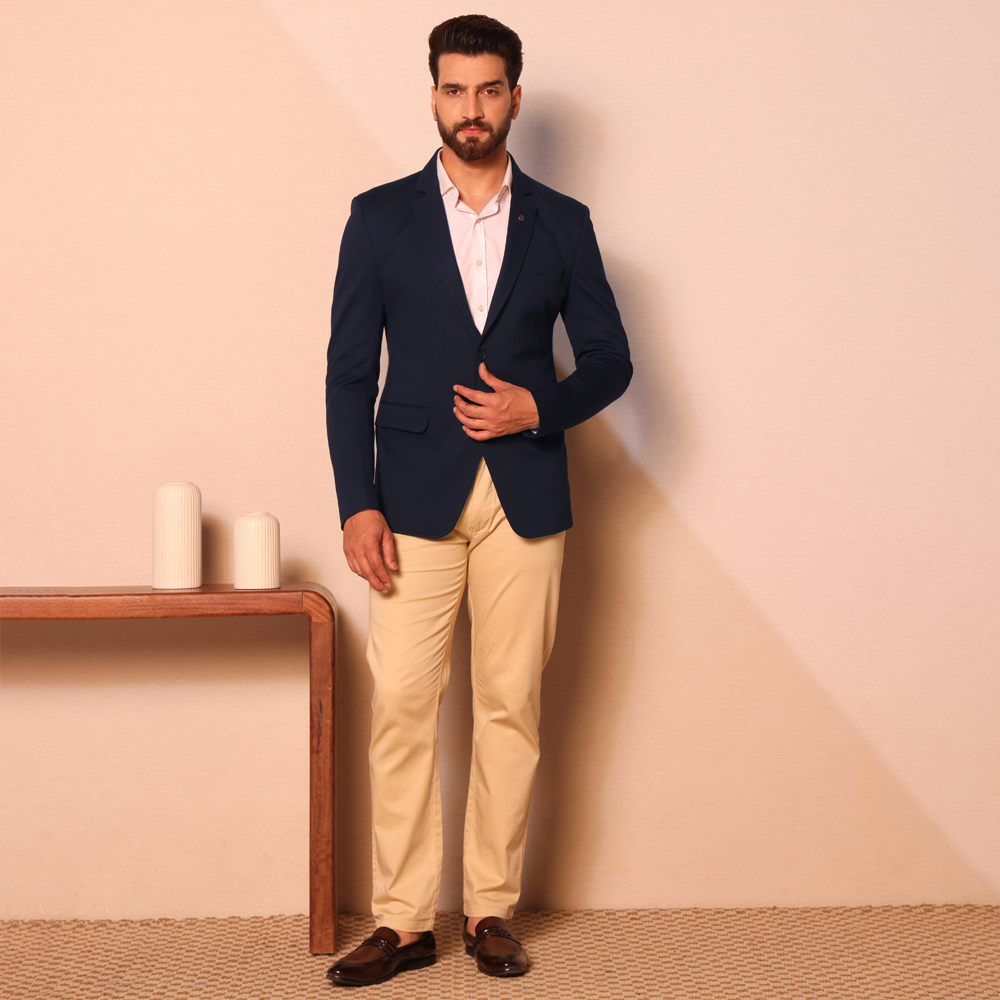 Bombay Navy Blue Blazer | Waak