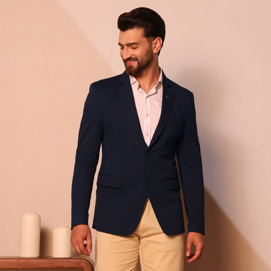 Bombay Navy Blue Blazer | Waak
