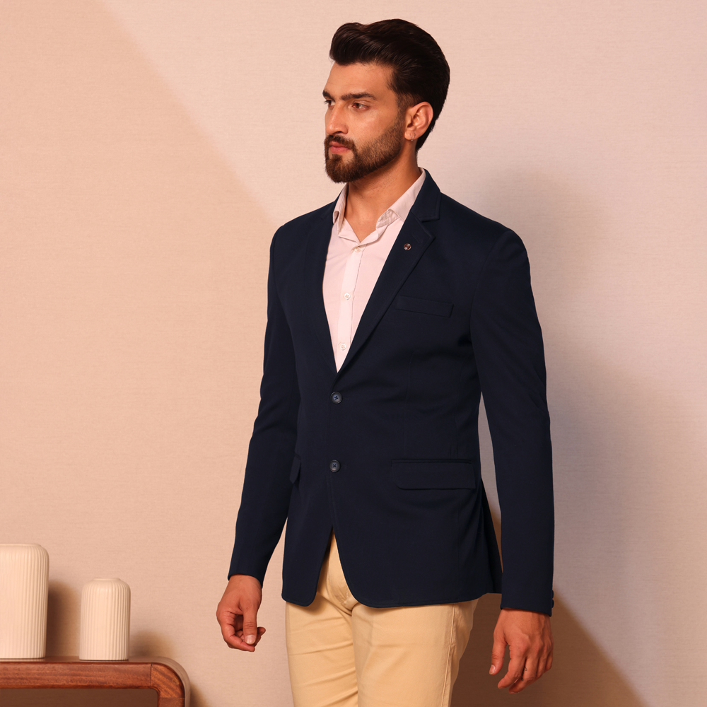 Bombay Navy Blue Blazer | Waak