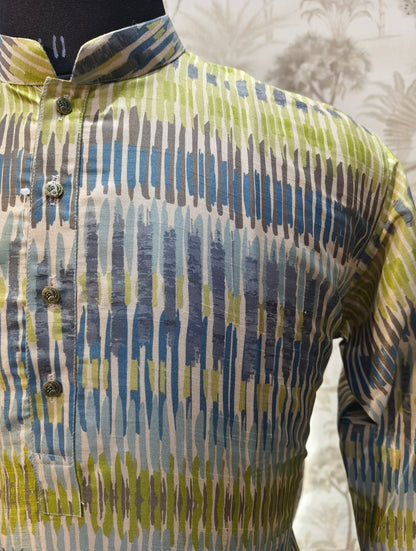 Fun Vibrant Print Kurta | Waak
