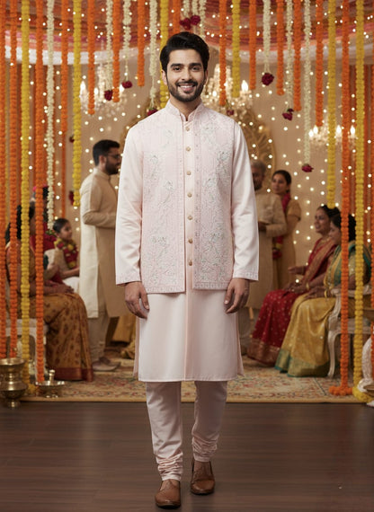 Pink Jaipur Regal Kurta Set | Waak
