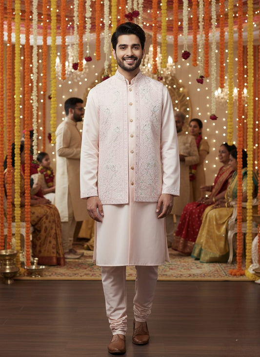 Pink Jaipur Regal Kurta Set | Waak