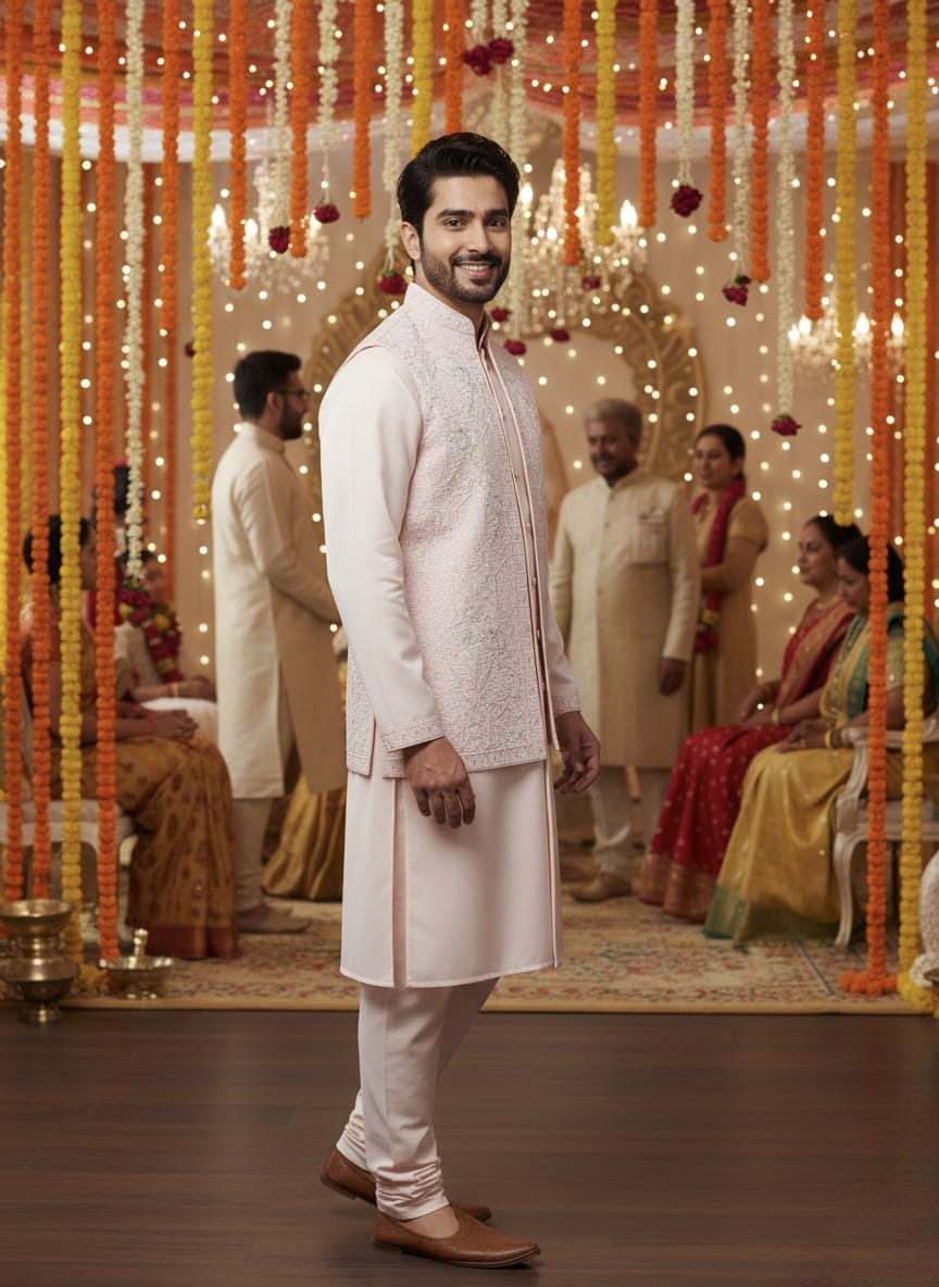 Pink Jaipur Regal Kurta Set | Waak