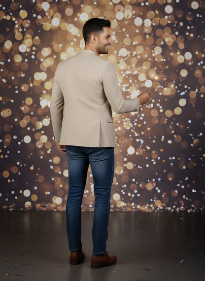 World is Yours Textured Blazer - Fawn | Waak