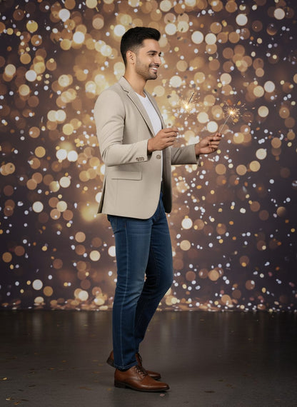 World is Yours Textured Blazer - Fawn | Waak