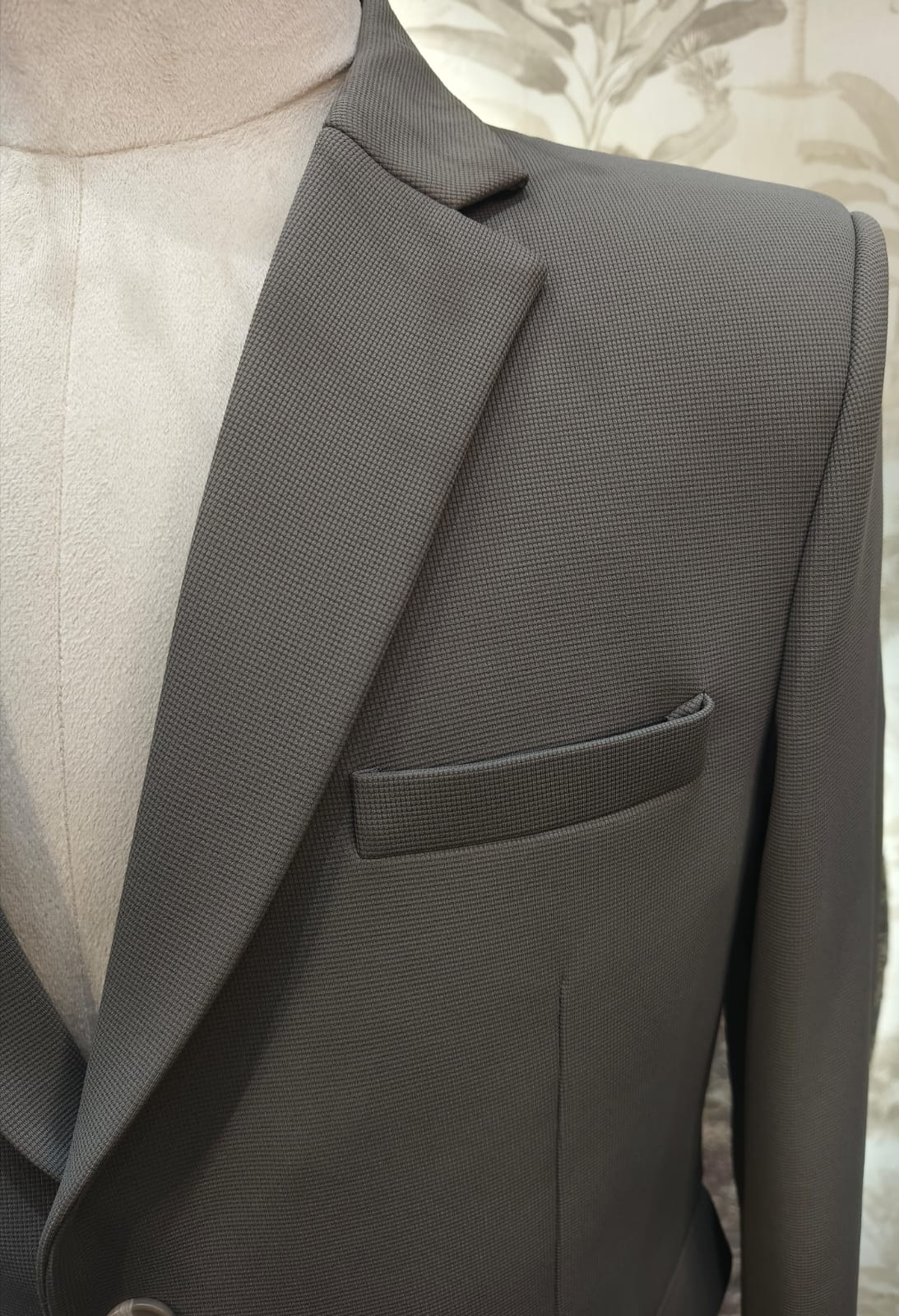 World is Yours Textured Blazer - Grey | Waak