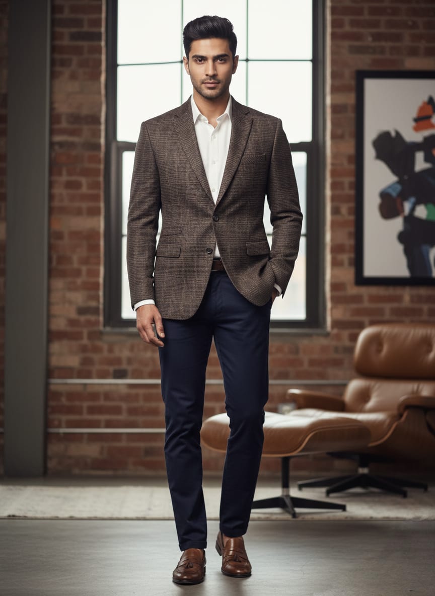 Royal Cocoa Blazer
 - Brown | Waak