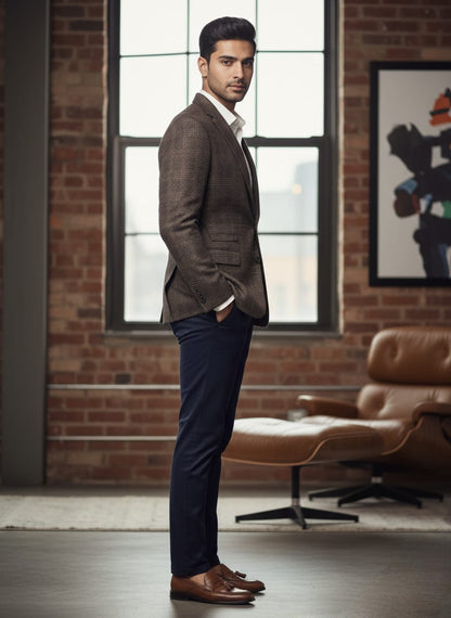 Royal Cocoa Blazer
 - Brown | Waak