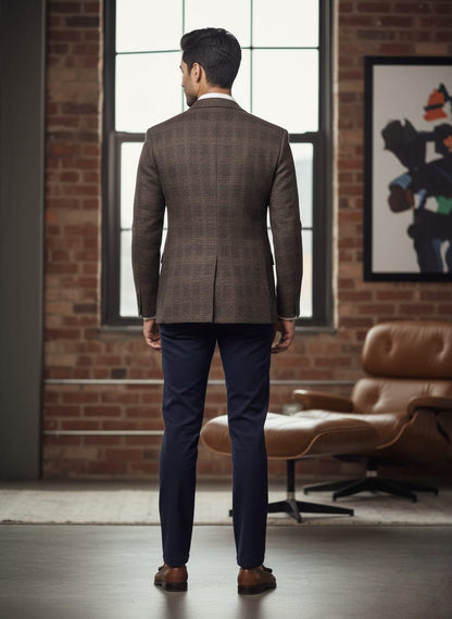 Royal Cocoa Blazer
 - Brown | Waak