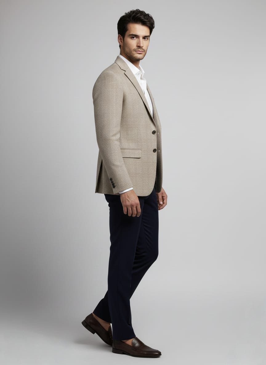 Beige Cloud Soft Blazer
 | Waak