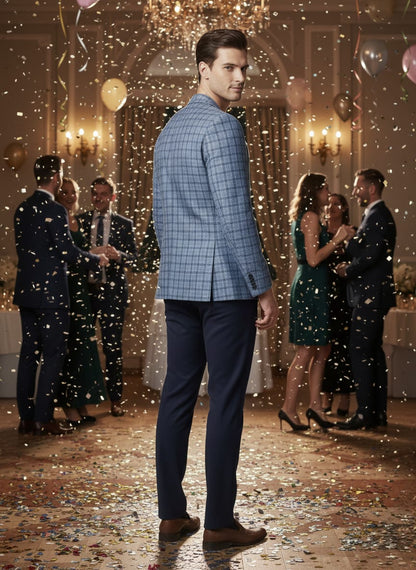 Urban Knit Project Blazer 
 - Blue | Waak