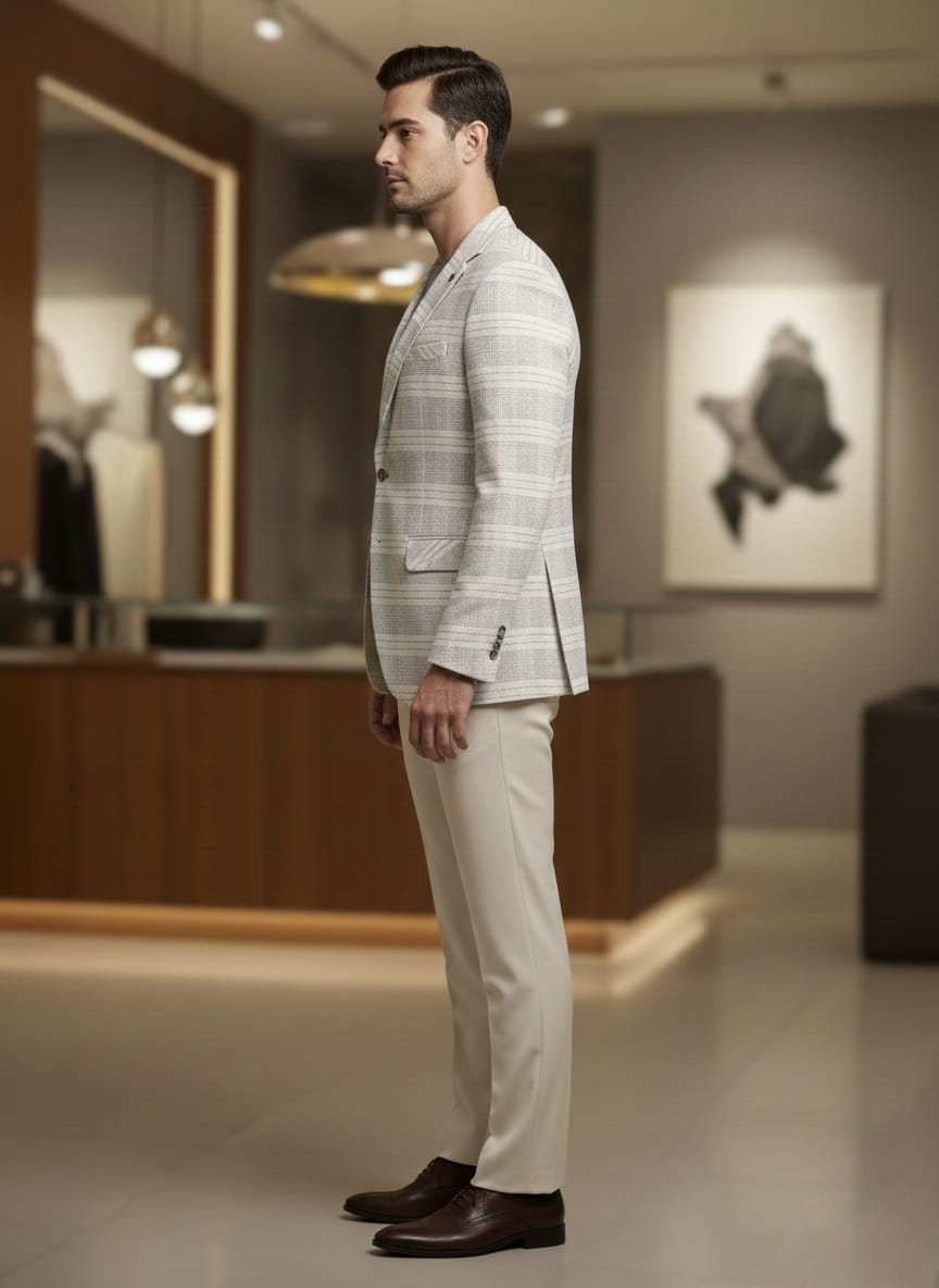 SmartWeave Everyday Blazer
 - Cream | Waak