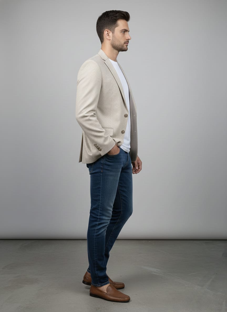 MetroFlex Smart Blazer
-Beige | Waak