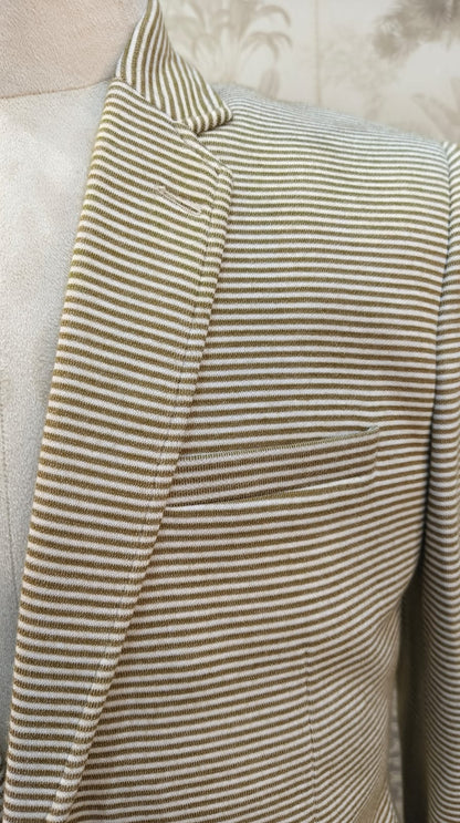 World is Yours Textured Blazer - Brown | Waak