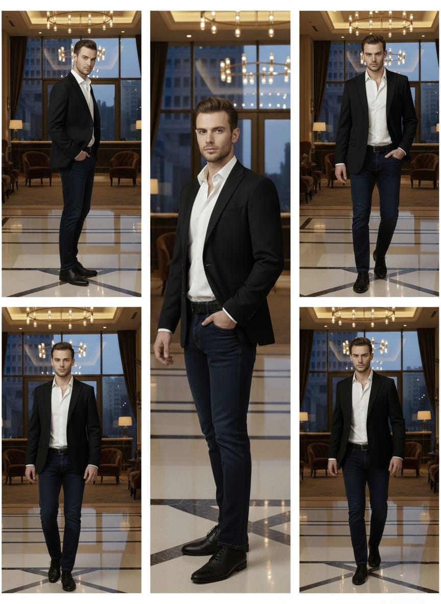 World is Yours Textured Blazer -Black| Waak
