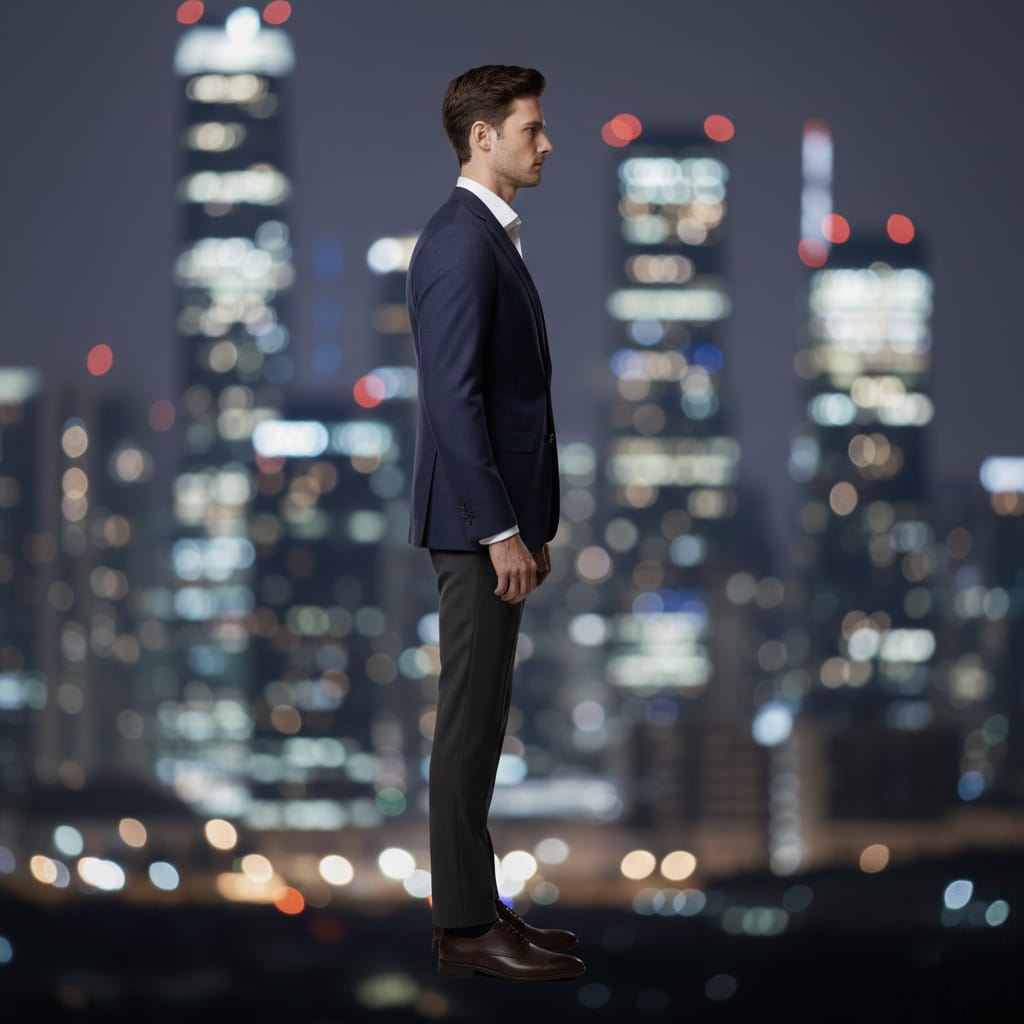 World is Yours Textured Blazer -BLUE| Waak