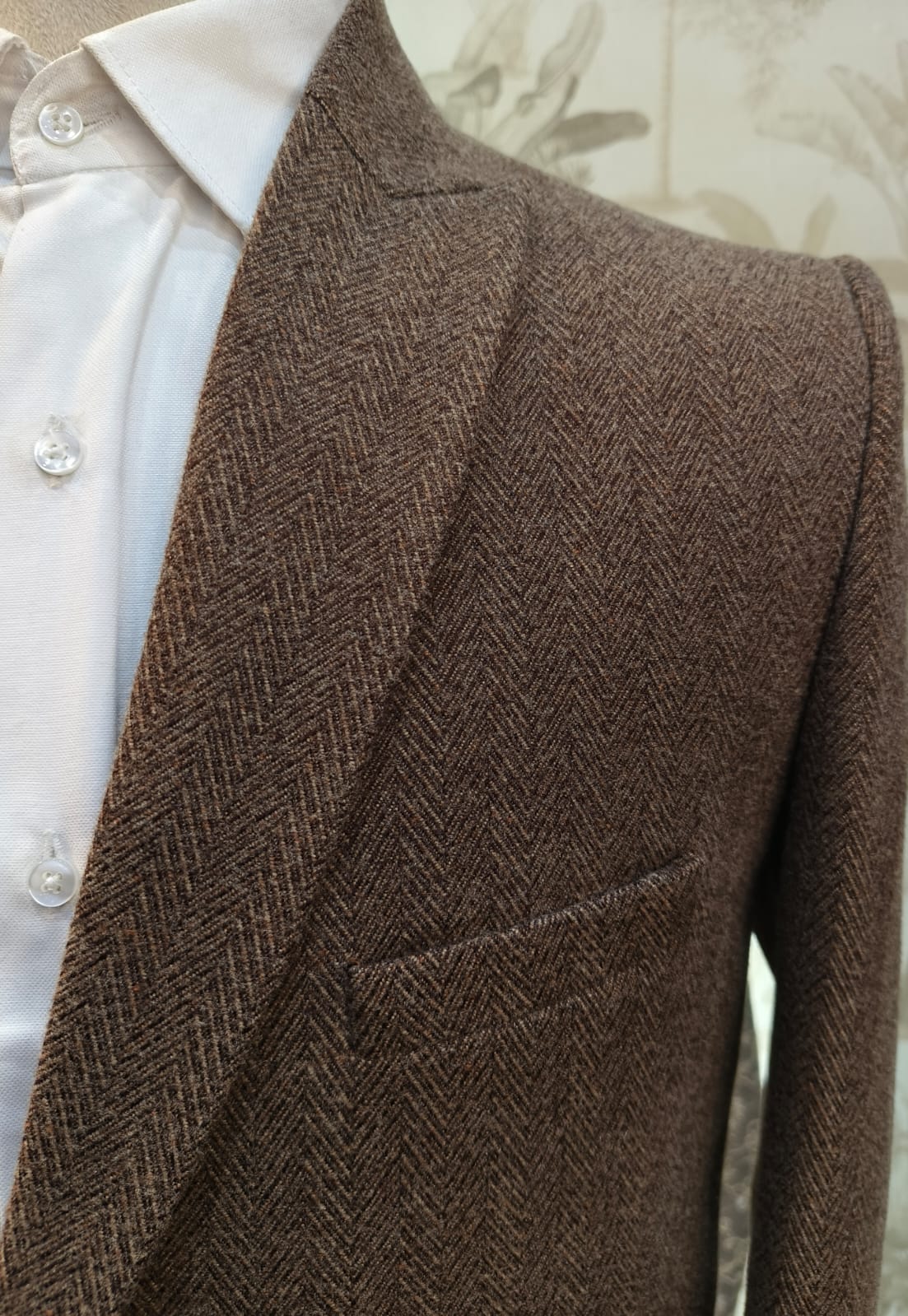 World is Yours Textured Blazer -D brown| Waak