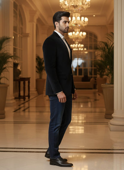 No Noise Rich Blazer -Black | Waak