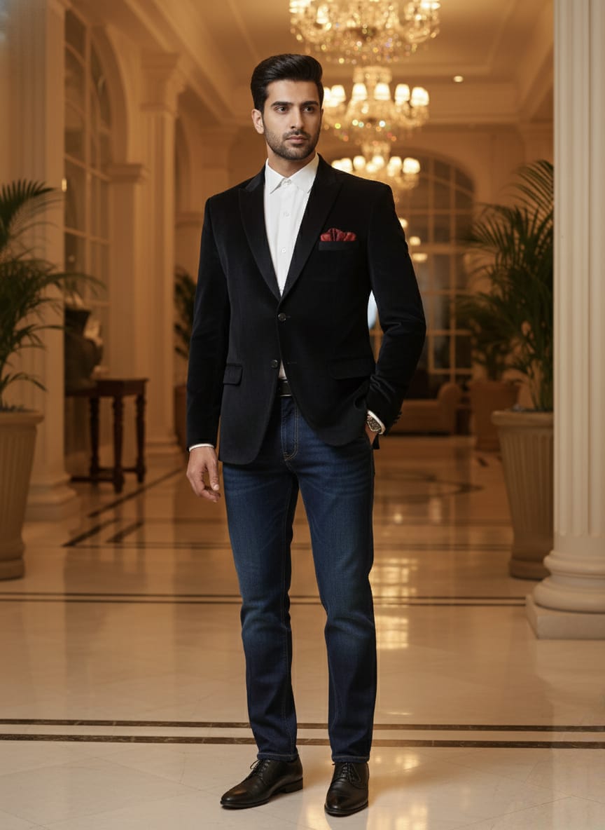 No Noise Rich Blazer -Black | Waak
