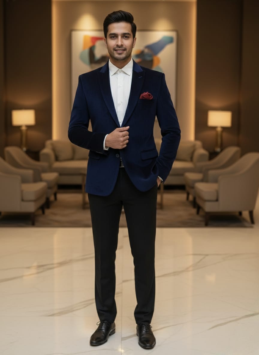 No Noise Rich Blazer -N Blue | Waak