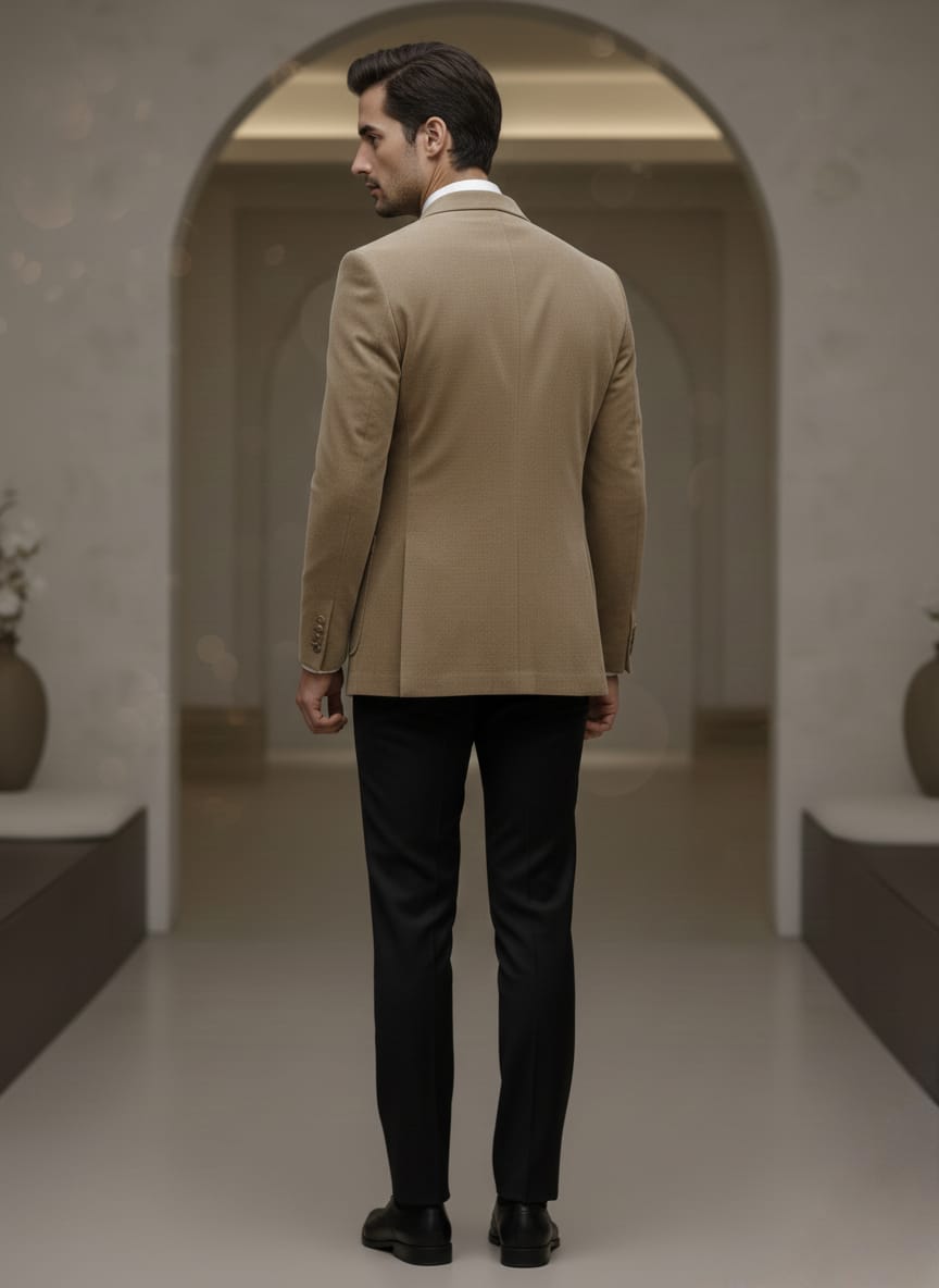 The Subtle Power Blazer -Camel | Waak