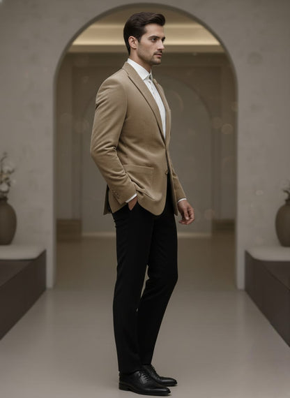 The Subtle Power Blazer -Camel | Waak