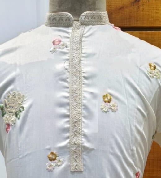 Sequence on Silk Kurta Set | Waak