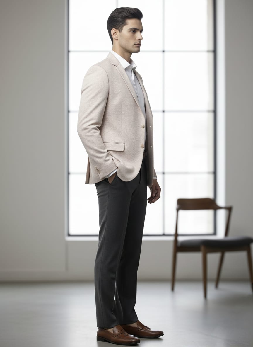 WaveKnit Smart Jacket - Peach | Waak