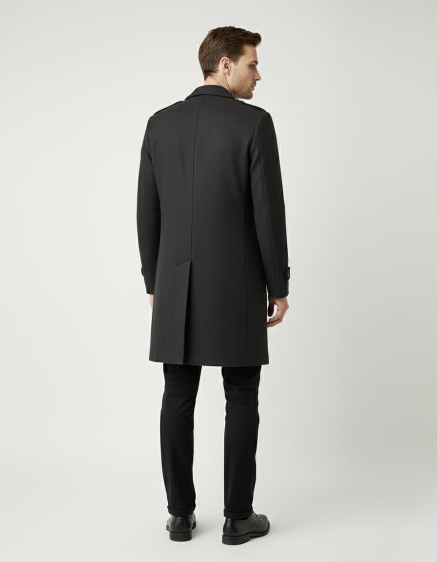 Imperial Long Coat -D Grey | Waak