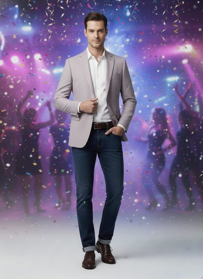 World is Yours Textured Blazer -Mauve| Waak