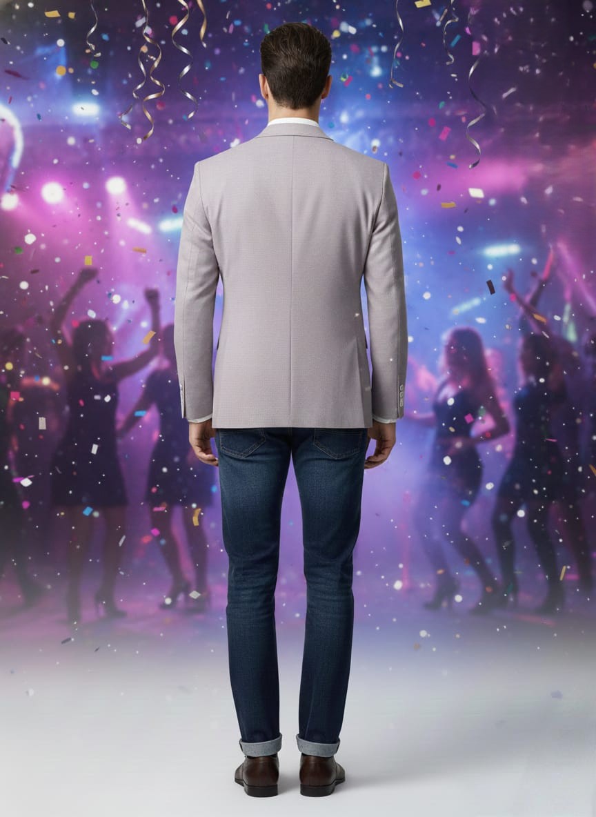 World is Yours Textured Blazer -Mauve| Waak