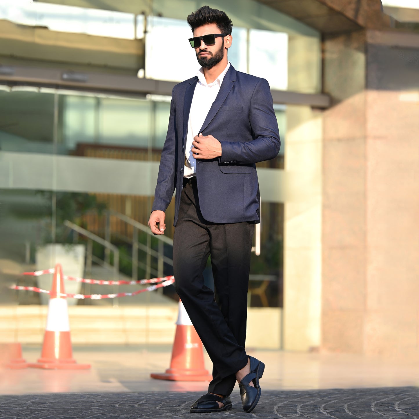 Navy Field Blazer | Waak